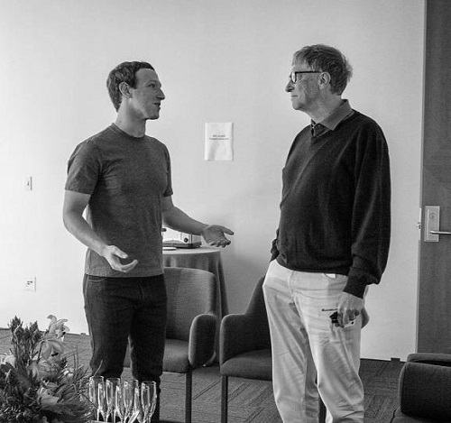 Mark Zuckerberg Bill Gates là nguồn cảm hứng, là động lực thúc đẩy tôi đến thành công
