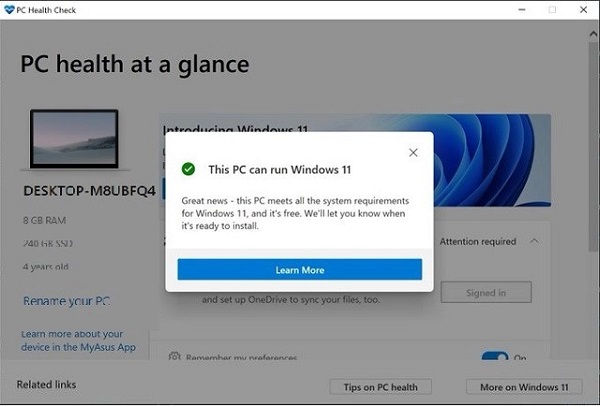 kiểm tra nhanh máy tính của bạn có chạy được Windows 11 (1)