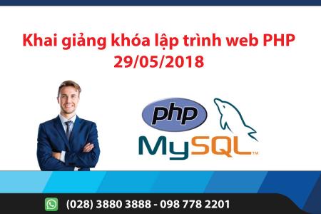 Khai giảng khóa lập trình web PHP