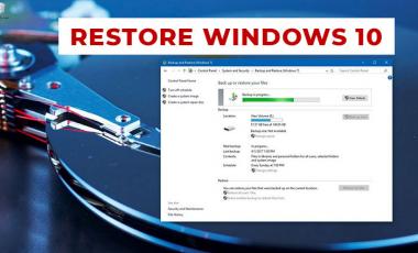 Hướng dẫn restore file ghost trực tiếp trên windows 10