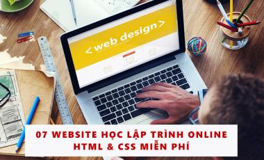 07 website học lập trình online HTML & CSS miễn phí cực chất