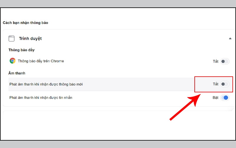 cách bật lại âm thanh Facebook trên máy tính