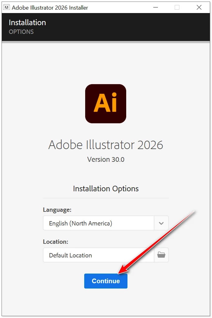 Hướng dẫn cài đặt Adobe Illustrator 2026