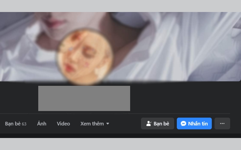 Truy cập vào trang cá nhân Facebook cần report