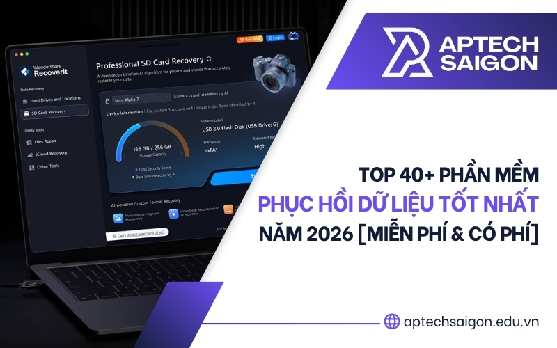 phần mềm phục hồi dữ liệu tốt nhất