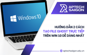 tạo file ghost trực tiếp trên Win 10