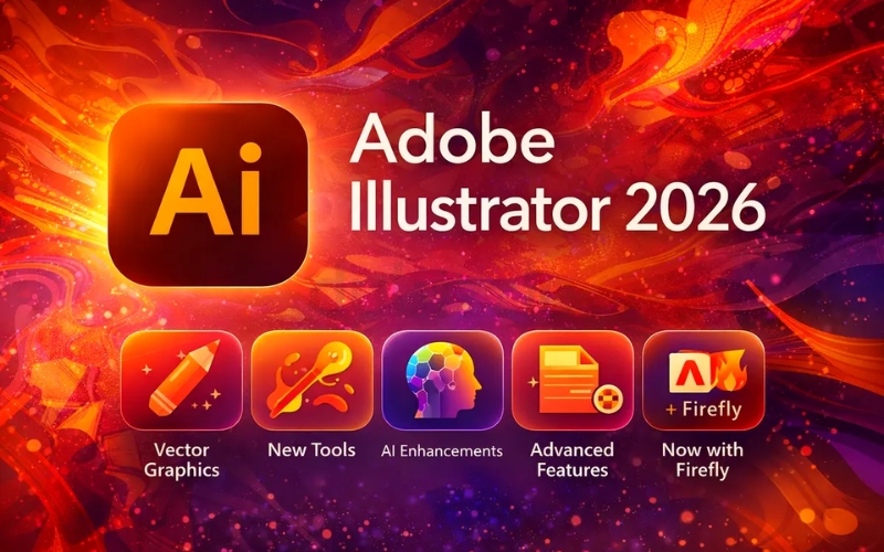 Các tính năng nổi bật của Illustrator 2026