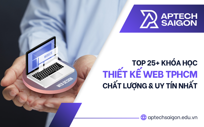 top khóa học thiết kế web TPHCM