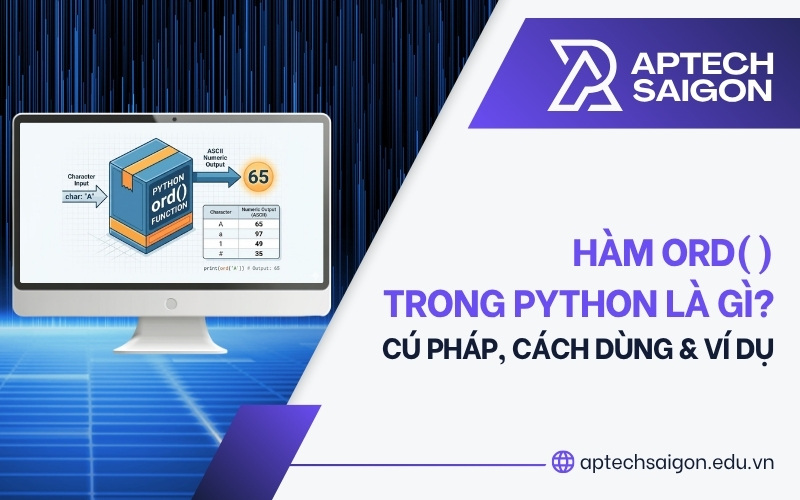 Hàm ord() trong Python