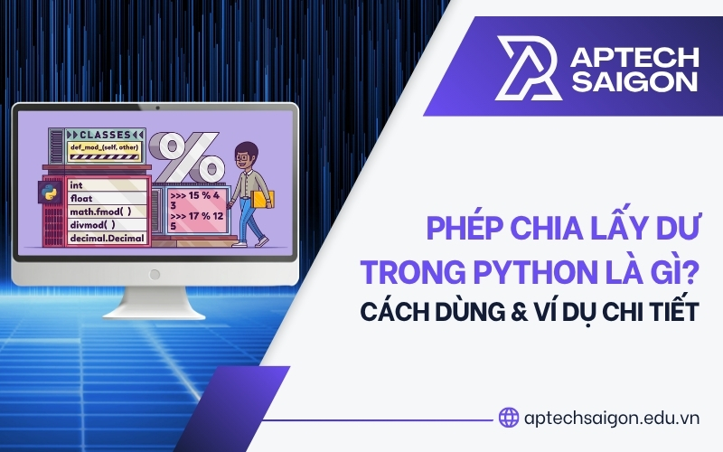 phép chia lấy dư trong Python