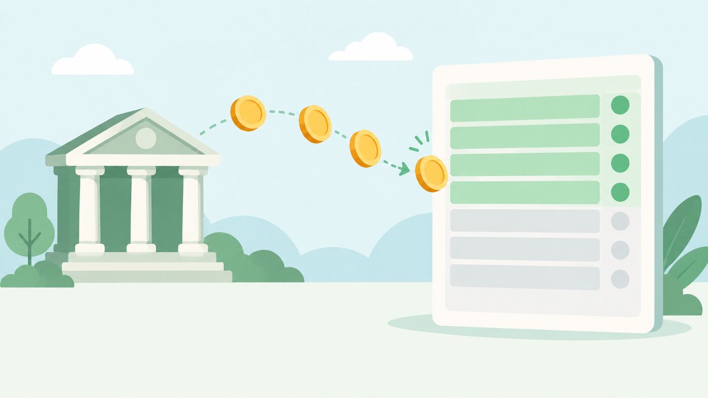 minh hoạ thu học phí online tự gạch nợ